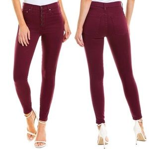 Alice + Olivia Currant Good High Rise Skinny Jeans
